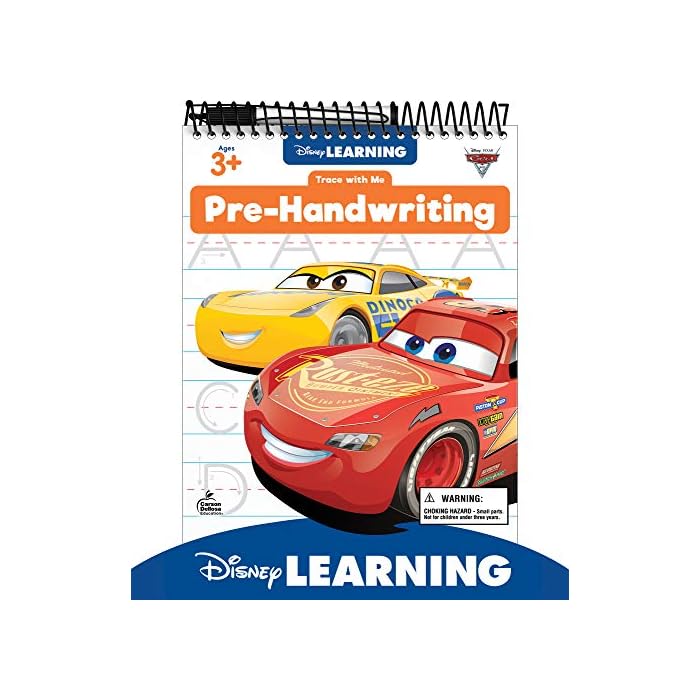 Buy Disney Learning Cars 3 Trace With Me PreHandwriting Tracing Books