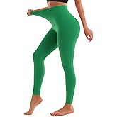 Blue Breath Leggings for Women - High Waisted Yoga Pants Tummy Control Full Length Buttery Soft for Workout Athletic