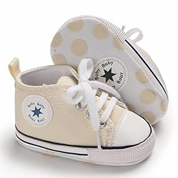 KKIIDDSS Unisex Baby Girls Boys Canvas High-top