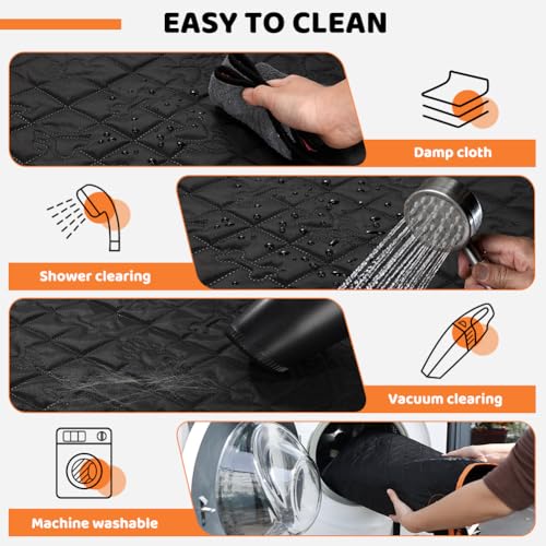 KYG Dog Car Seat Cover | Premium Waterproof & Non-slip Backseat Protector for Pets & Kids | Universal Size 132x58x46cm/52x23x18 inches