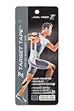 TARGET TAPE Premium Athletic Kinesiology Ready Pack 4 Pre-Cut Strips - Black