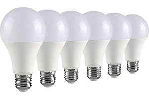 TJBB UL Listed 6-Pack 3 Way Light Bulbs 50 100 150 Watt Equivalent, Perfect for Reading, Standard A19 Indoor Led Bulb Soft White 3000K, 5/10/15 Watt Energy Efficient Bulb