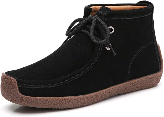 lace up moccasin ankle boots