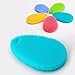 FTeam Silicone Sponge Dish Scrubber Brush for Kitchen, Antibacterial Multifunctional Non Stick Cleaning Sponge, Pot Dish Cup Bowl Cleaner Brush, Fruit and Vegetable Cleaner, Mix Colors (Pack of 5)