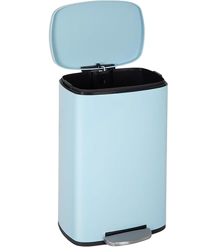 Amazon.com: FDW | 13 Gallon Trash Can with Lid | Blue