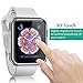 Bovon for Apple Watch Series 4 Screen Protector (44mm), iWatch 4 Case [3D Touch] [All Around Protective] [Ultra Clear] Soft TPU Cover Bumper for 2018 New Apple Watch 4
