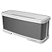 iDeaUSA Wireless 2.1 Channel Bluetooth Speaker with Stereo 2x 5W Drivers Dual Passive Radiators and 1x 10W Subwoofer, 2 Mode Equalizers, Portable with Built-in Microphone - Silver