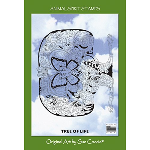 Earthart International Cling Stamp 4.25x7-Tree Of Life