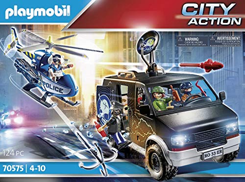 PLAYMOBIL City Action 70575 Polizei-Helikopter: Verfolgung des Fluchtfahrzeugs, Für Kinder von 4 - 10 Jahre – Bild 4