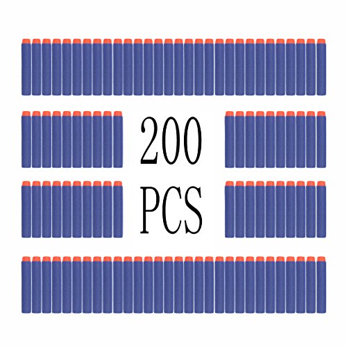 Zicome 200 pack refill darts foam bullets for nerf war …