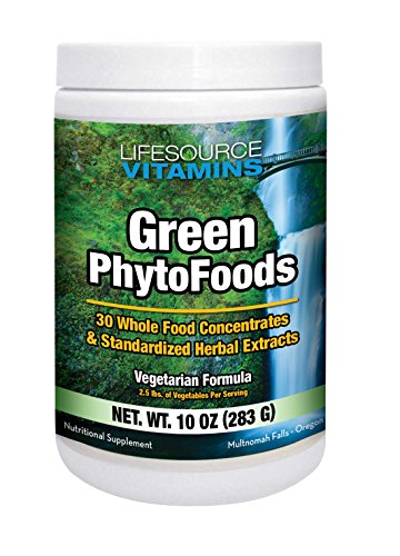 LifeSource Vitamins Green Phyto Foods 10 oz Powder