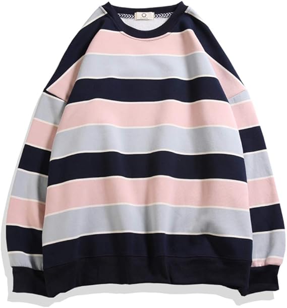 Amazon Angelo パーカー トレーナー Tシャツ 長袖 カットソー メンズ ボーダー柄 丸首 シャツ トップス インナー クルーネック カジュアル 綿 長袖トレーナー 長袖tシャツ おしゃれ 横縞 ビンテージプリント スウェット トレーナー パーカー 通販