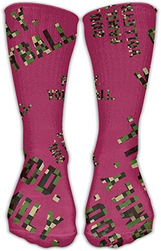 God Family Volleyball Camouflage Womens Novelty Socks Tall Boot Casual Socks Comfort Athletic Socks