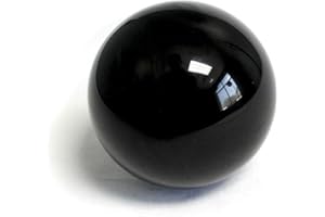 DSJUGGLING Solid Black Acrylic Contact Juggling Ball - 75mm - 3 inch
