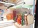 ZIP N STORE - Refrigerator Organizer Bins - Zip lock Bags Easy Fridge Organizer - Organizes 20 Bags, Perfect For Leftovers, Easy To See & Install, Access Food, Quick Access Slide Track - Full-Size