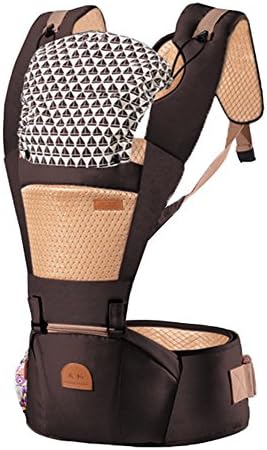 Detachable Baby Carrier, Hip seat and Wide Shoulder Strap Baby Waist Stool for Easy Effort