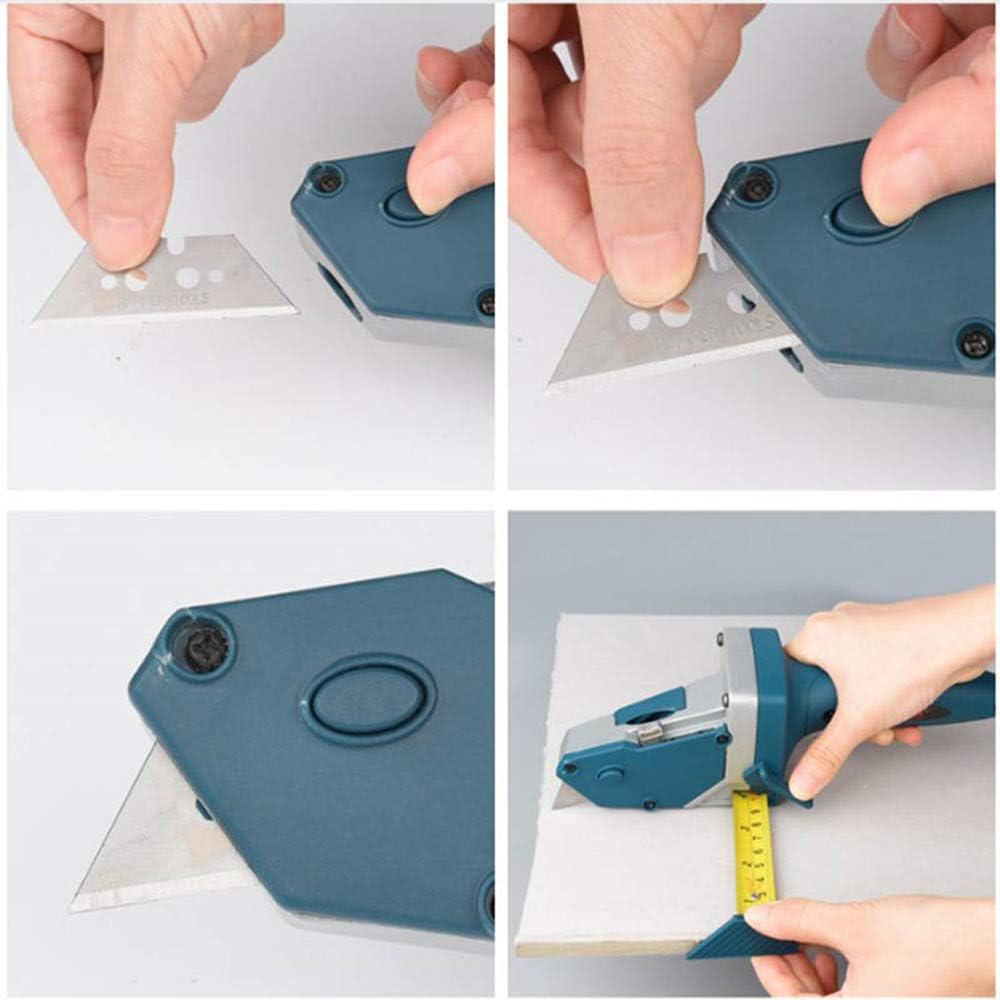 PUTOWUT Cutting Tool for Plasterboard for Woodworking Drywall Cutting Artefact Tool Drywall Plasterboard Quick Cutter with 5 Blades 5M Tape - Image 4