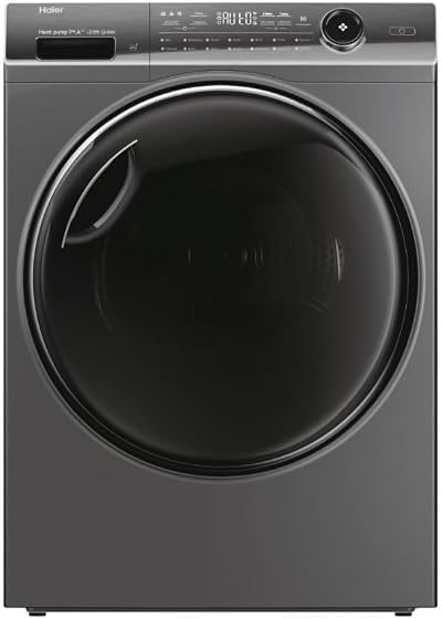 Haier Freestanding Heat Pump Tumble Dryer 9kg Graphite HD90-A3Q979RU1 A+++