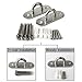 Alise Ceiling Hook Heavy Duty Top Hook Swing Hooks for Yoga Hammock Fan Chandelier Swing Marine Boat Application Sandbag Bag,4-Inch Length Stainless Steel 1 Pair
