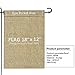HBlife Personalized Blank Burlap Garden Flag Happy Camper Banner Lawn Yard Outdoor Seasonal Holiday DIY Flag for New Home Gift Wedding Gift Housewarming Gift Home Decor One-Sided (Set of 1)