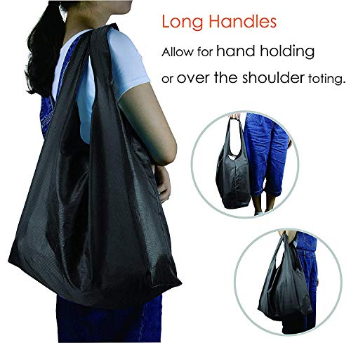 4 Reusable+Foldable+Attached+Polyester+Lightweight