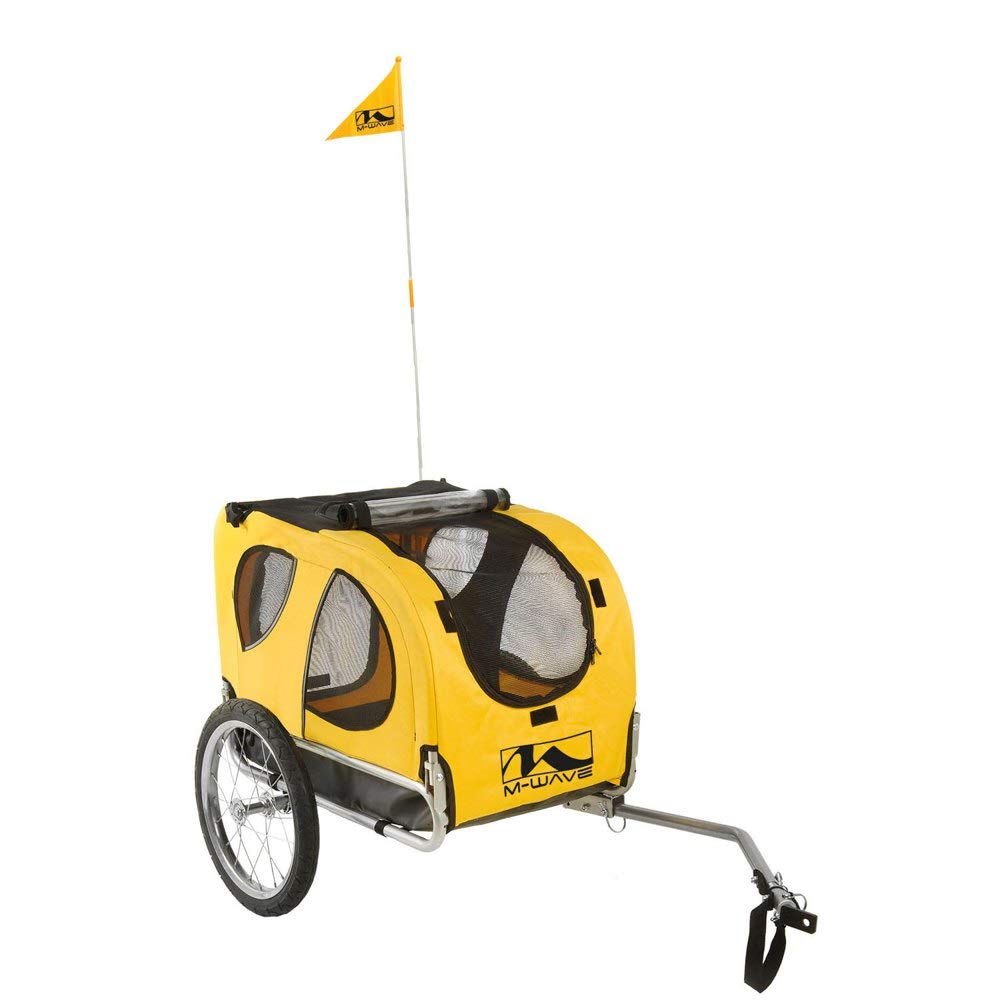 M-Wave Pet Bicycle Trailer - Yellow
