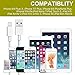 iPhone Charger Cablex Lightning Cable 8 Pin iPhone Charging Cable Cord 3FT 3FT 3FT 6FT 10FT Compatible with iPhone X 8 8Plus 7 7Plus 6s 6sPlus 6 6Plus SE 5 5s 5c iPad iPod & More (white, 5pack)