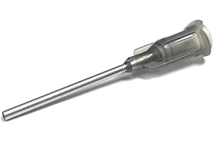 SANANTS 16 Ga 1 Inch Blunt Tip Dispensing Needle - Luer Lock - Precision Applicator (Gray,50Pack)