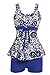 Sexyin Women's Swimdress Plus Size Swimwear Push up Bathing Suit