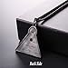 U7 Men's Pyramid Ankh Cross Pendant Vintage Black Gun Plated Rhinestone Inlaid Egyptian Jewelry