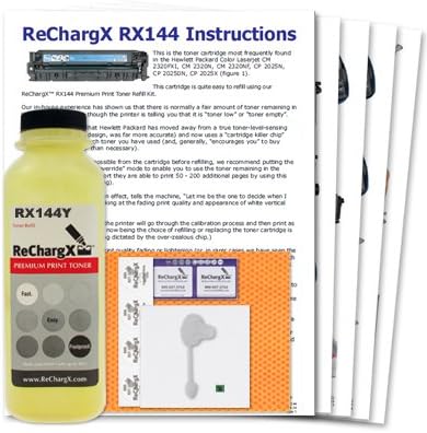 HP Color Laserjet CP 2025 Yellow Toner Refill Kit