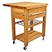 Catskill Craftsmen Baby Grand Workcenter with Drop Leaf and Wine Rack