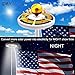 HiMo Solar Power Flag Pole Light With 26 Flag LED Downlights, Auto On/Off and Waterproof for Most 15 to 25 Ft Flag Pole Night Lighting Eco-Friendly Figurine Lights