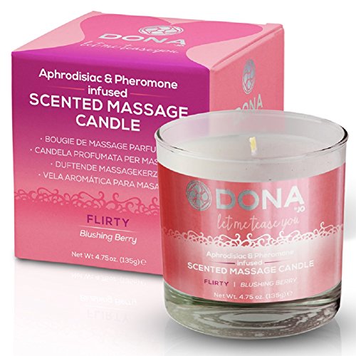 Dona Soy Massage Candle Flirty – Blushing Berry – 4.75 Oz