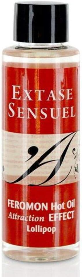 Extase Sensuel Edible Hot Massage Oil 100ml: JUICY LOLLIPOP Flavour