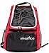 Athletico Baseball Bat Bag - Backpack for Baseball, T-Ball & Softball Equipment & Gear for Youth and Adults | Holds Bat, Helmet, Glove, & Shoes |Shoe Compartment & Fence Hook (Red)