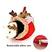 MYIDEA Warm Guinea Pigs Bed,Hedgehog Winter Nest,Rat Chinchillas & Small pet Animals Bed/Cube/House, Habitat, Lightweight, Durable, Portable, Cushion Big Mat (Small Pet - S, 8.Pink pig)