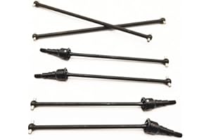 YOYOHOBBY 6pcs Harden Steel #45 Front Rear CVD Drive Shaft Set and Center Dogbone Set for Losi 1/10 Lasernut U4 Tenacity, Replace LOS232032, LOS232054(LOS232033 LOS232034)