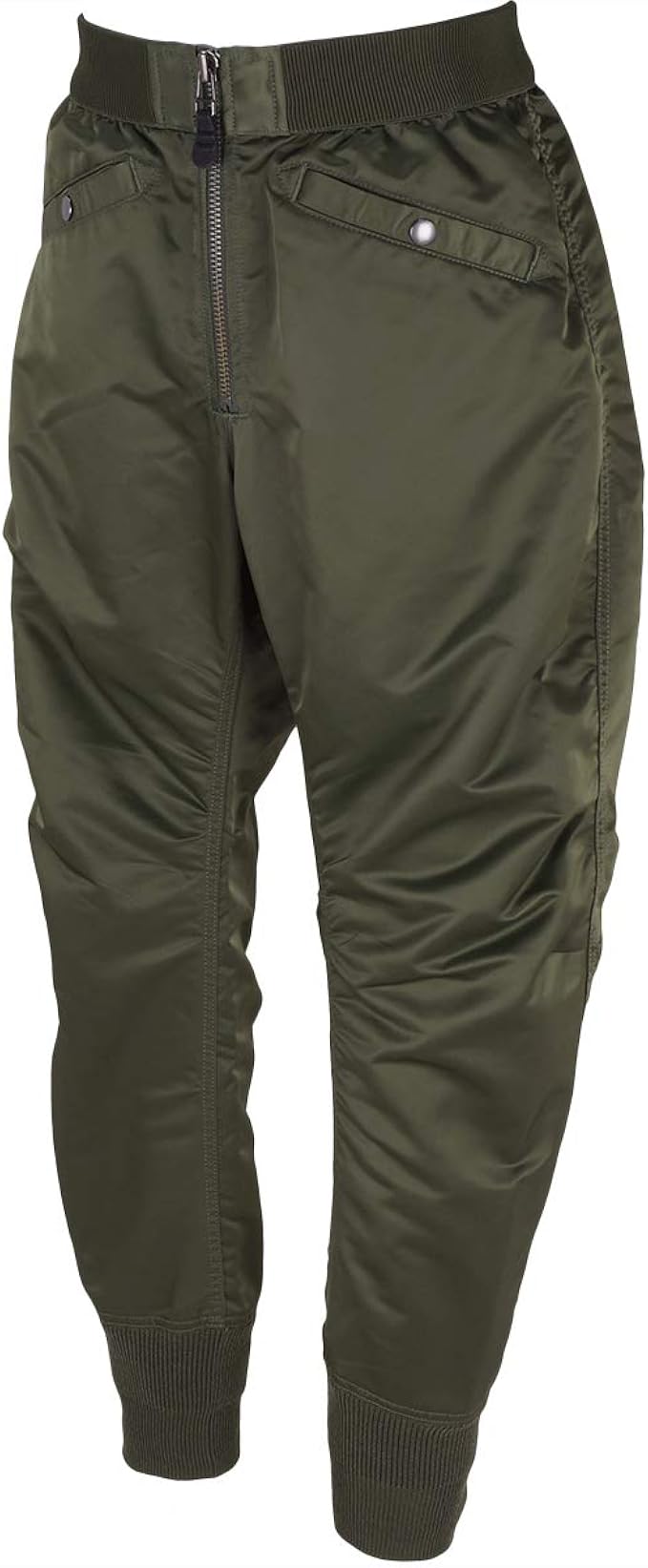 Amazon ナンバーエム Number M ロングパンツ ナイロン Ma 1 パンツ カーキ 50 ロングパンツ 通販