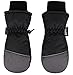 ANDORRA Boys Waterproof Lined Winter Ski Mittens,M,BlackGrey