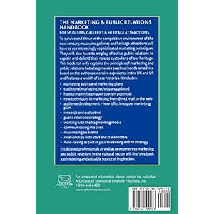 Marketing and Public Relations Handbook for Museums, Galleries, and Heritage Attractions