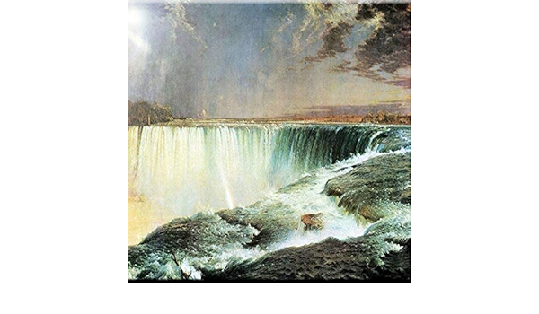 Mount Desert Design Ceramic Art Tile Rikki Knight 12 x 12 Frederick Edwin Church Coast Scene 