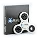 NEW 2017 Spinfid Fidget Spinner Premium Quality /NON 3D Printed/ Ceramic Bearing Spins up to 4 Minutes, Tri Spinner Ultra Durable Frame, GLOWS in the Dark - White