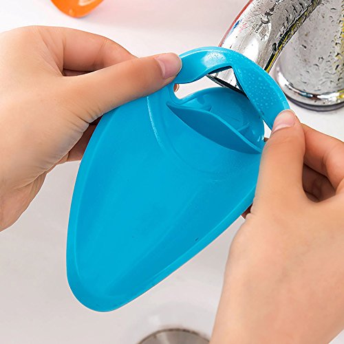 Kqpoinw 2pcs/lot Faucet Extender Bathroom Sink Handle Extender for Promote Children Kids Toddlers Washing Hands - Thumbnail 4