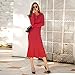 Women Long Sleeve Round Neck Bodycon Dress, Ladies Summer Casual Party Dresses Pencil Slim Long Sundressthumb 2
