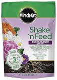 Miracle-Gro 3002310 Shake 'N Feed Rose and Bloom Continuous Release Plant Food, 8 LB