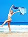 HESTYA Women Shawls and Wraps Silk Scarf for Women Swimwear Wrap Sarong (Blue)