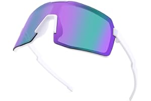 NULOOQ Kids Youth Baseball Sunglasses – Teens Cycling Sports Sunglasses for Boys Girls Age 8-16 UV400 Shades