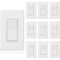 ELEGRP 2-Gang Screwless Decorative Wall Plates, Mid-Size 4.88 ...