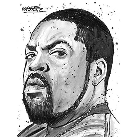 35+ Latest Ice Cube Drawing Easy Rapper | Creative Things Thursday